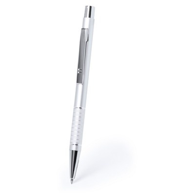 Logo trade business gift photo of: Ball pen, Silver