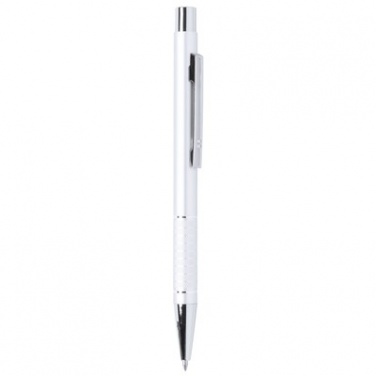 Logo trade promotional items image of: Ball pen, Silver