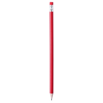 Logotrade promotional gifts photo of: Pencil with eraser, Red