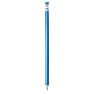 Logotrade advertising product image of: Pencil with eraser, Blue