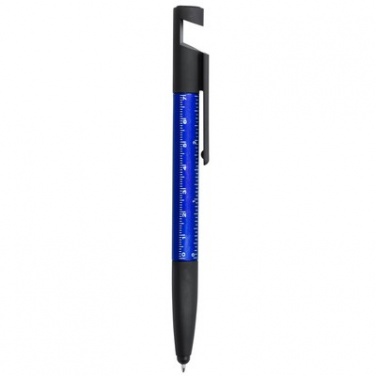 Logo trade promotional merchandise photo of: Multifunctional tool, ball pen, screen cleaner, ruler, phone stand, touch pen, screwdrivers