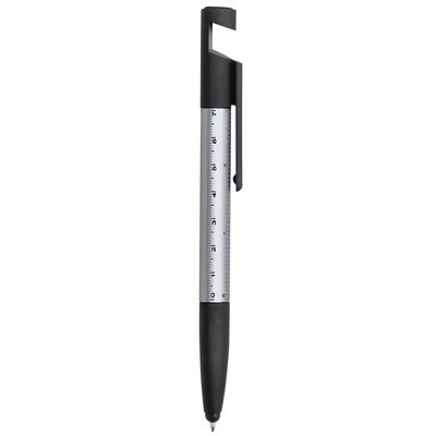 Logo trade corporate gift photo of: Multifunctional tool, ball pen, screen cleaner, ruler, phone stand, touch pen, screwdrivers