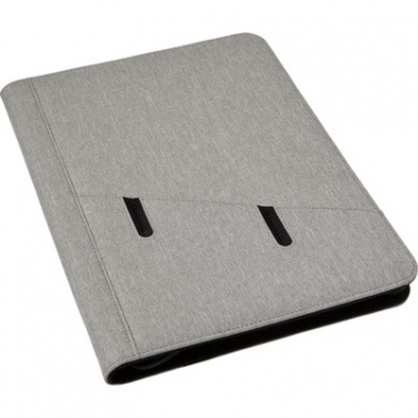 Logotrade promotional merchandise picture of: Conference folder A4 with notepad, Grey