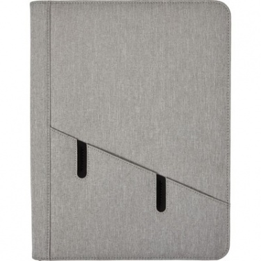 Logo trade promotional products image of: Conference folder A4 with notepad, Grey