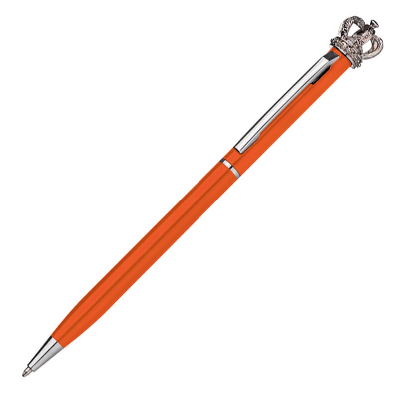 Logotrade business gift image of: Ball pen KINGS PARK, Orange