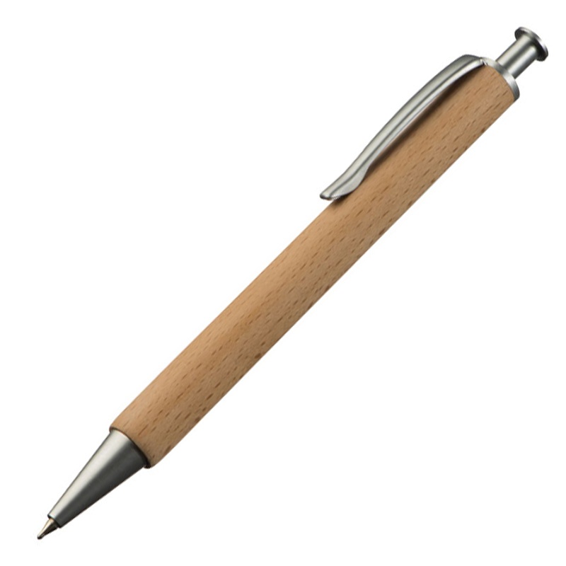 Logo trade promotional gifts image of: Ball pen IPANEMA, Brown