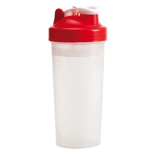 Logotrade promotional product image of: 600 ml Muscle Up shaker, red