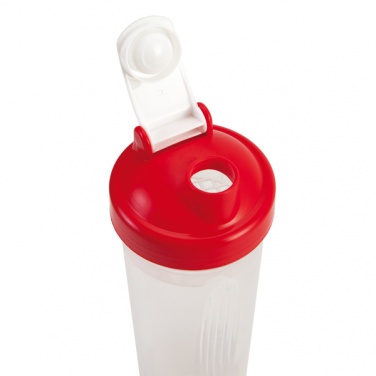 Logotrade advertising products photo of: 600 ml Muscle Up shaker, red