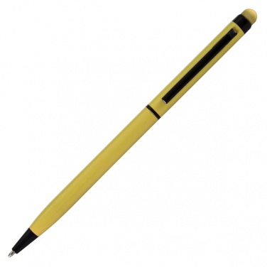 Logotrade business gift image of: Touch Top ballpen, yellow