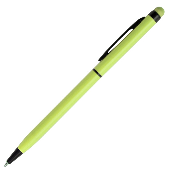 Logotrade promotional merchandise image of: Touch Top ballpen, light green