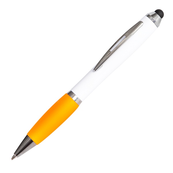 Logo trade corporate gifts picture of: San Rafael touch pen, orange 