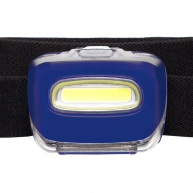 Logo trade business gifts image of: Illumine headlight, blue