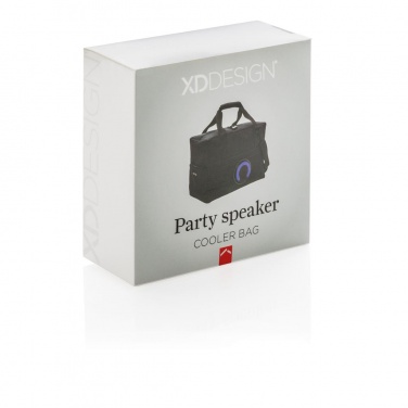 Logotrade promotional product picture of: Party speaker cooler bag, black