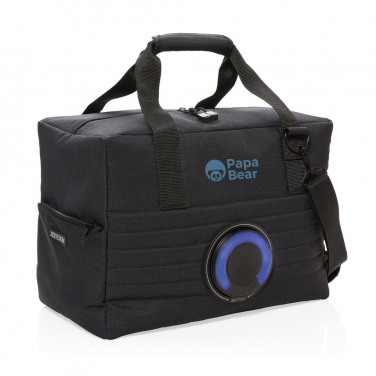 Logo trade promotional items picture of: Party speaker cooler bag, black