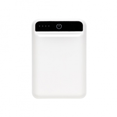 Logo trade advertising product photo of: 10.000 mAh pocket powerbank, White