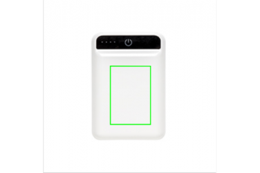 Logo trade promotional products picture of: 10.000 mAh pocket powerbank, White