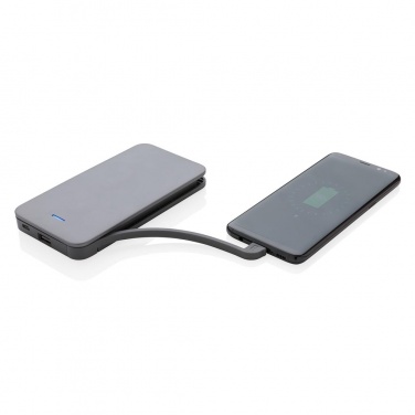 Logotrade promotional item picture of: 10.000 mAh MFi licensed powerbank , silver