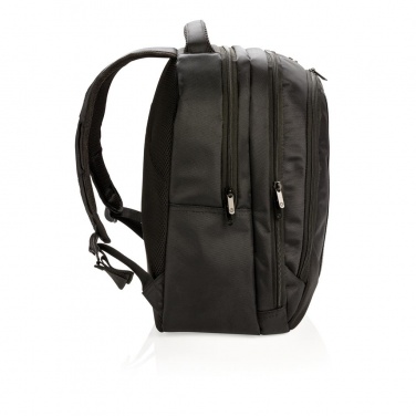 Logo trade business gift photo of: Swiss Peak laptop backpack, Black