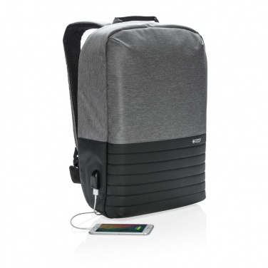 Logo trade advertising product photo of: Swiss Peak RFID anti-theft 15" laptop backpack