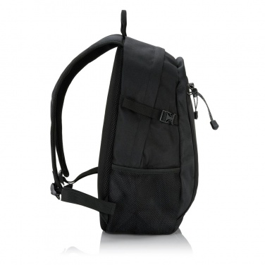 Logo trade promotional giveaways image of: Swiss Peak outdoor backpack, black