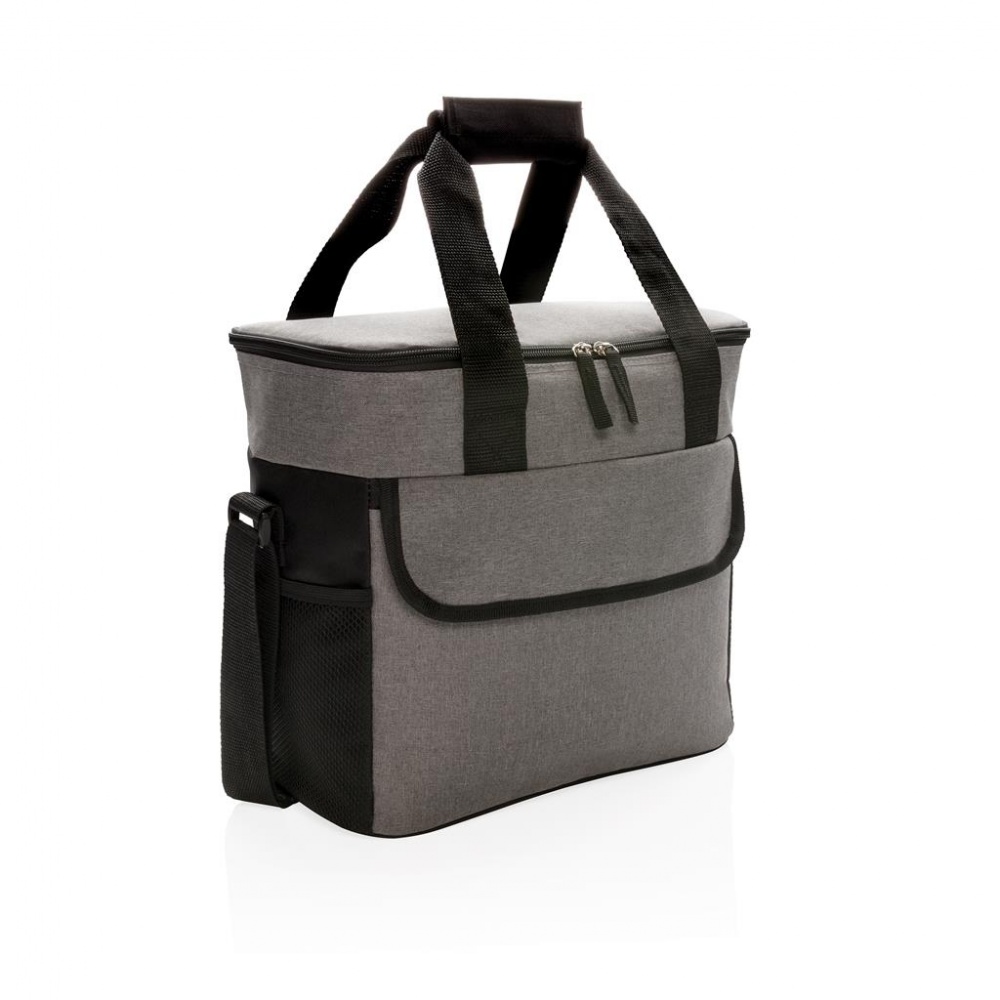 Logo trade promotional items image of: Large basic cooler bag
, Grey