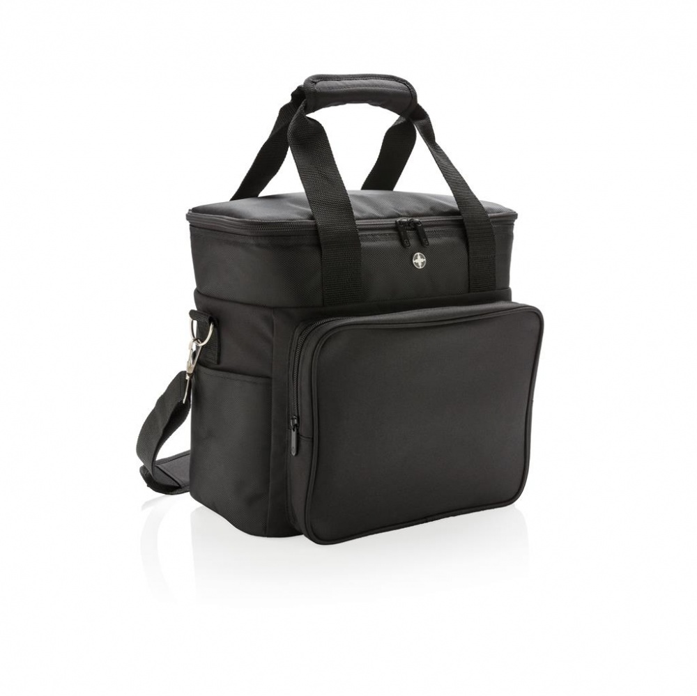 Logo trade promotional giveaway photo of: Swiss Peak cooler bag
, Black