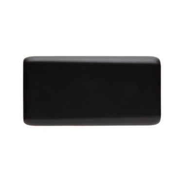 Logo trade corporate gifts image of: 8.000 mAh light up wireless powerbank, black