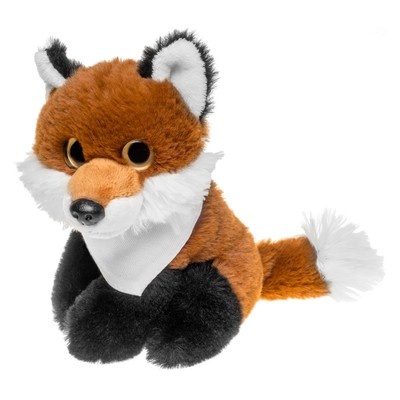 Logo trade corporate gift photo of: Savvy, plush fox, brown