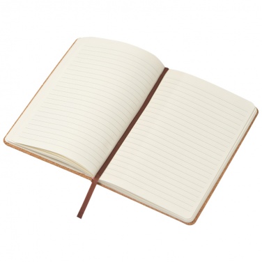 Logo trade promotional products image of: Cork notebook - DIN A5, beige