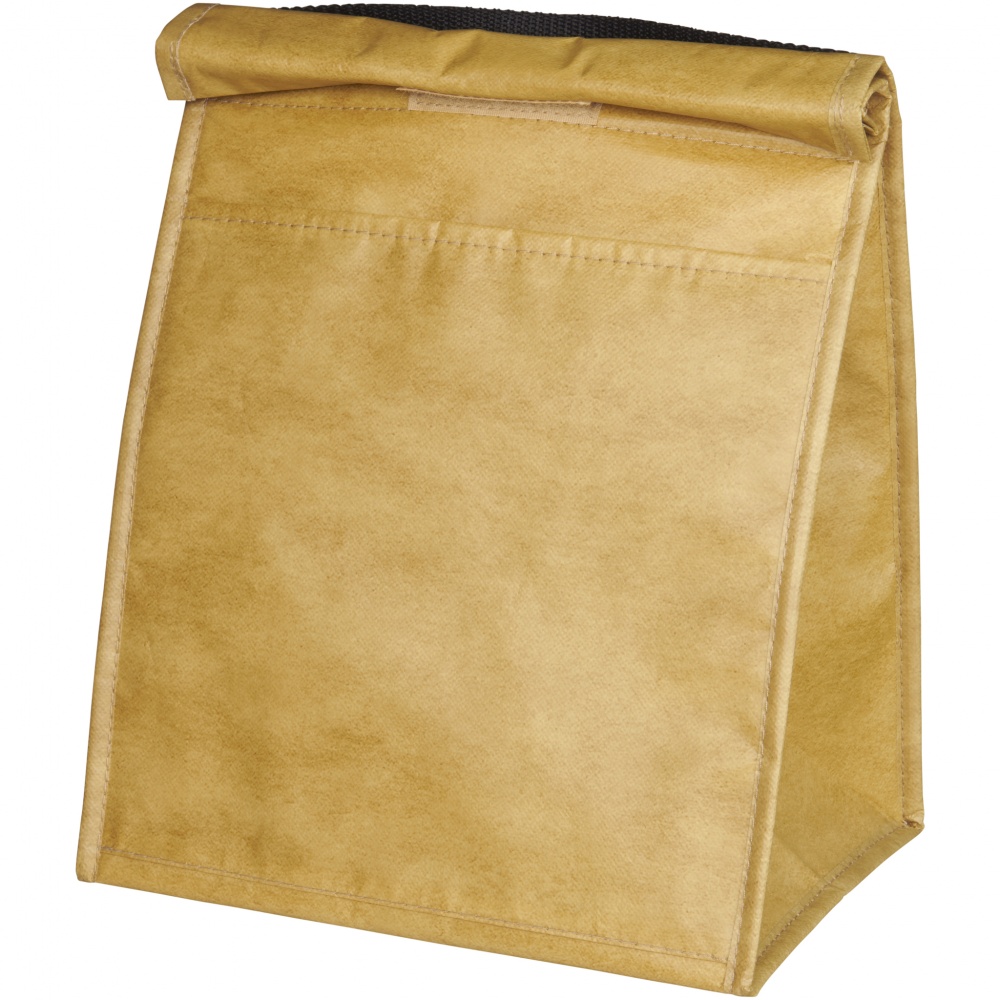 Logo trade business gift photo of: Paper Bag 12-Can Lnch Clr BR, yellow