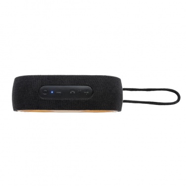 Logotrade promotional gift picture of: Bamboo X double speaker, black