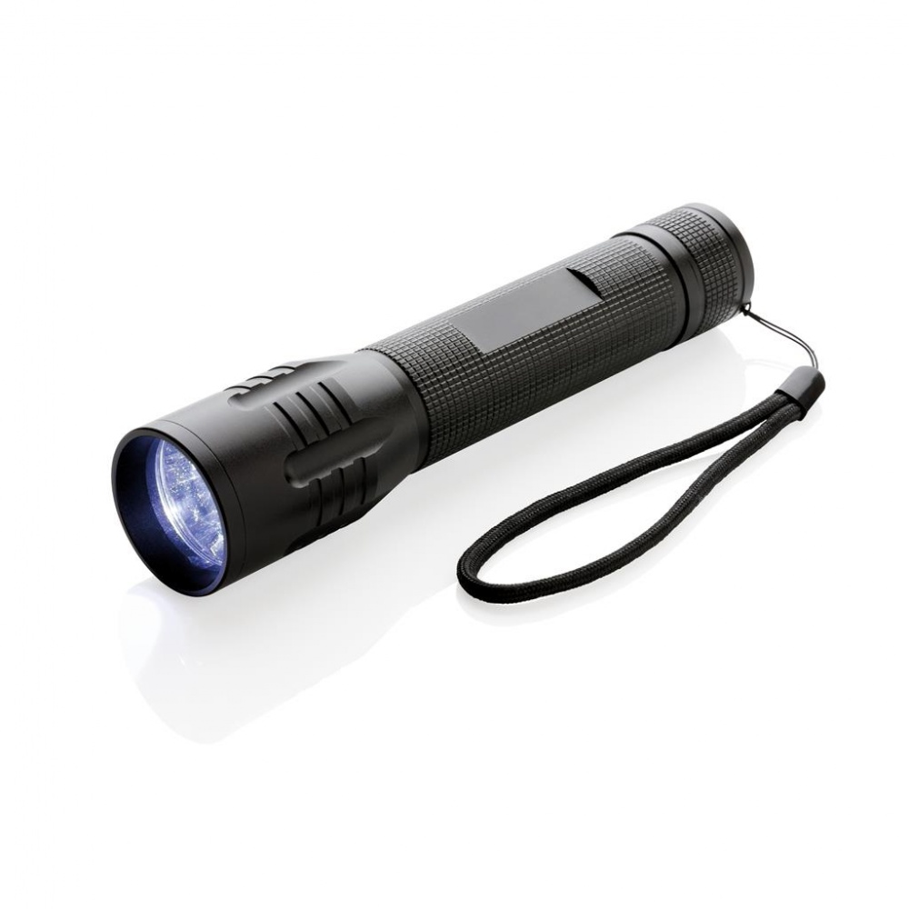 Logotrade promotional giveaways photo of: 3W large CREE torch, black