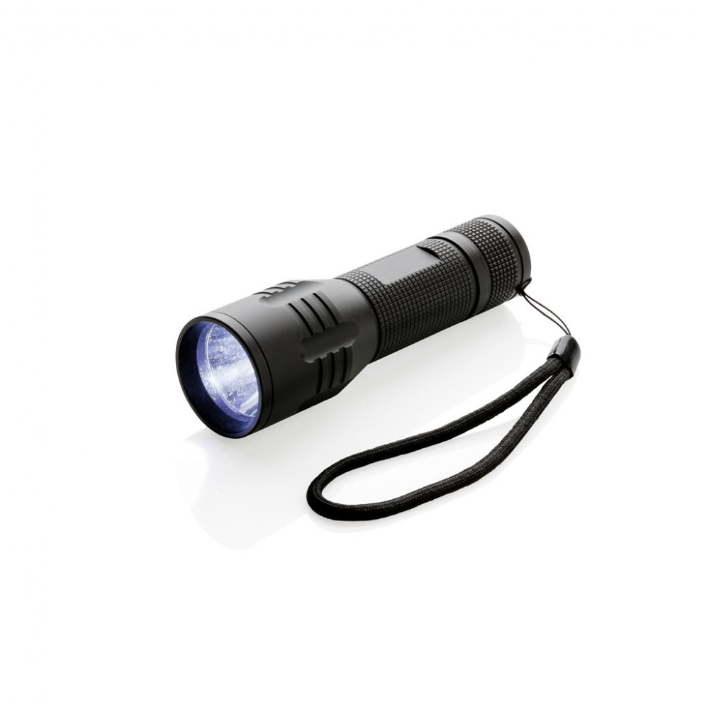 Logotrade advertising product image of: 3W medium CREE torch, black