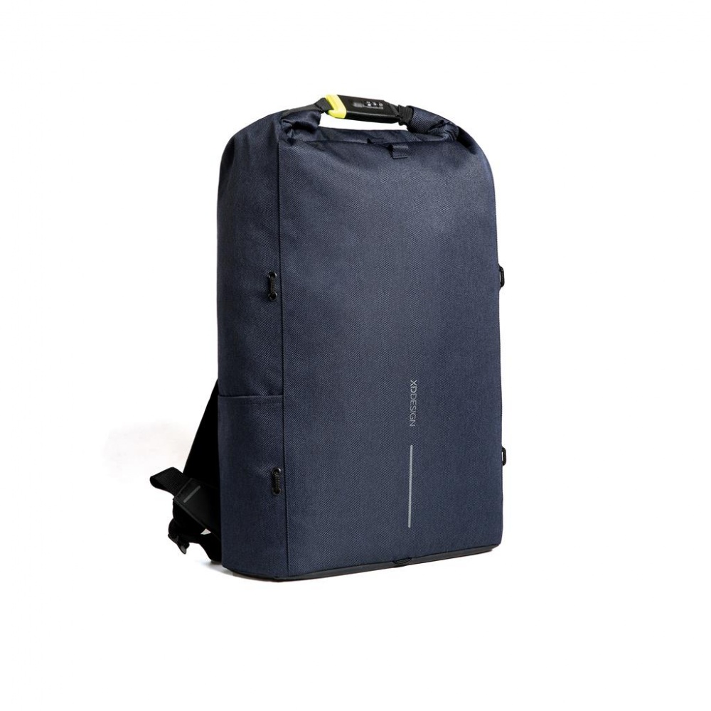 Logotrade promotional giveaway image of: Bobby Urban Lite anti-theft backpack, navy