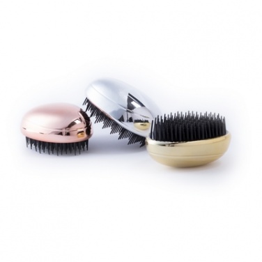 Logo trade promotional products picture of: Anti-tangle hairbrush, Golden