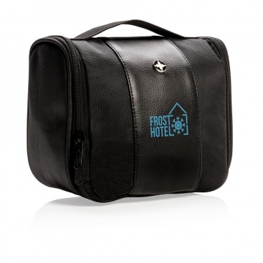 Logo trade promotional gift photo of: Swiss Peak toilet bag, black