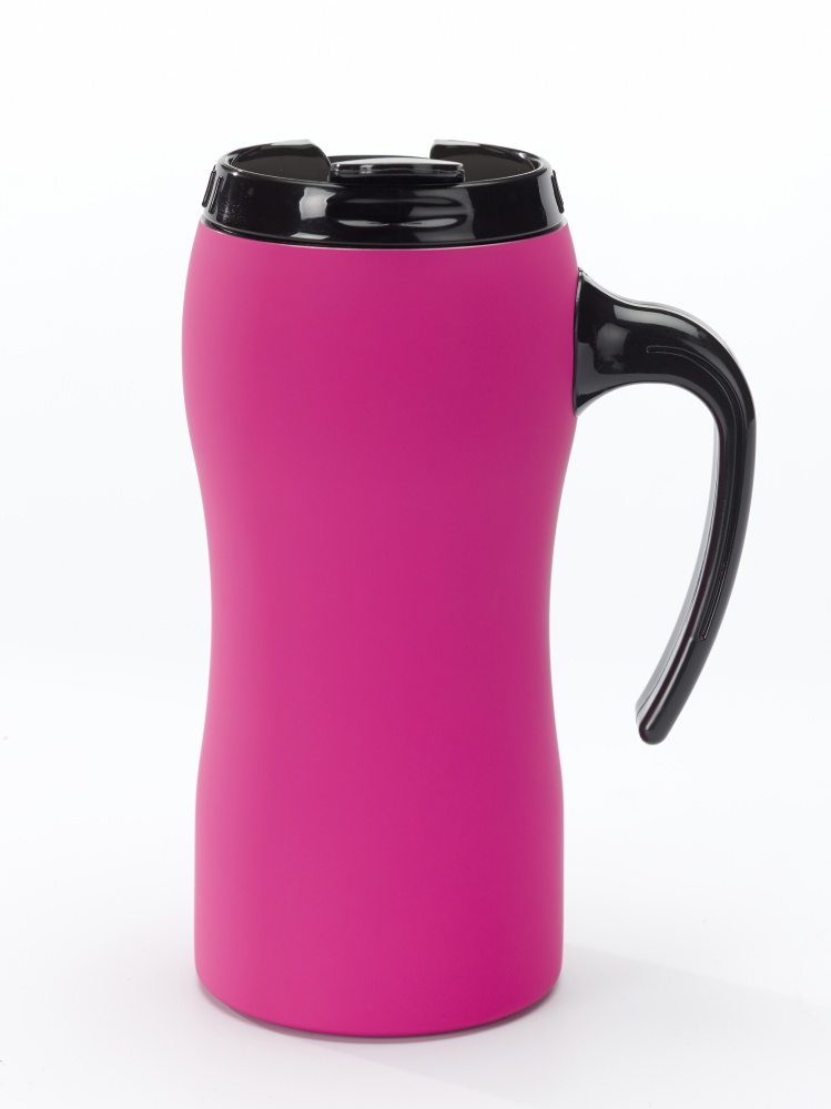 Logotrade promotional product image of: THERMAL MUG COLORISSIMO, 500 ml, rose