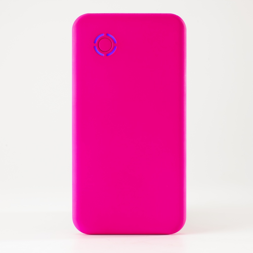 Logo trade corporate gifts image of: RAY power bank 4000 mAh, pink