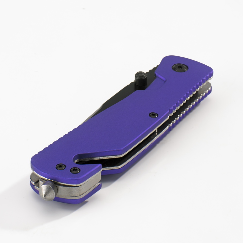 Logotrade corporate gift image of: EMERGENCY CAR KNIFE EXTREME 3in1, purple