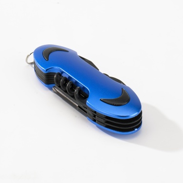 Logo trade promotional product photo of: SET COLORADO I: LED TORCH AND A POCKET KNIFE, blue