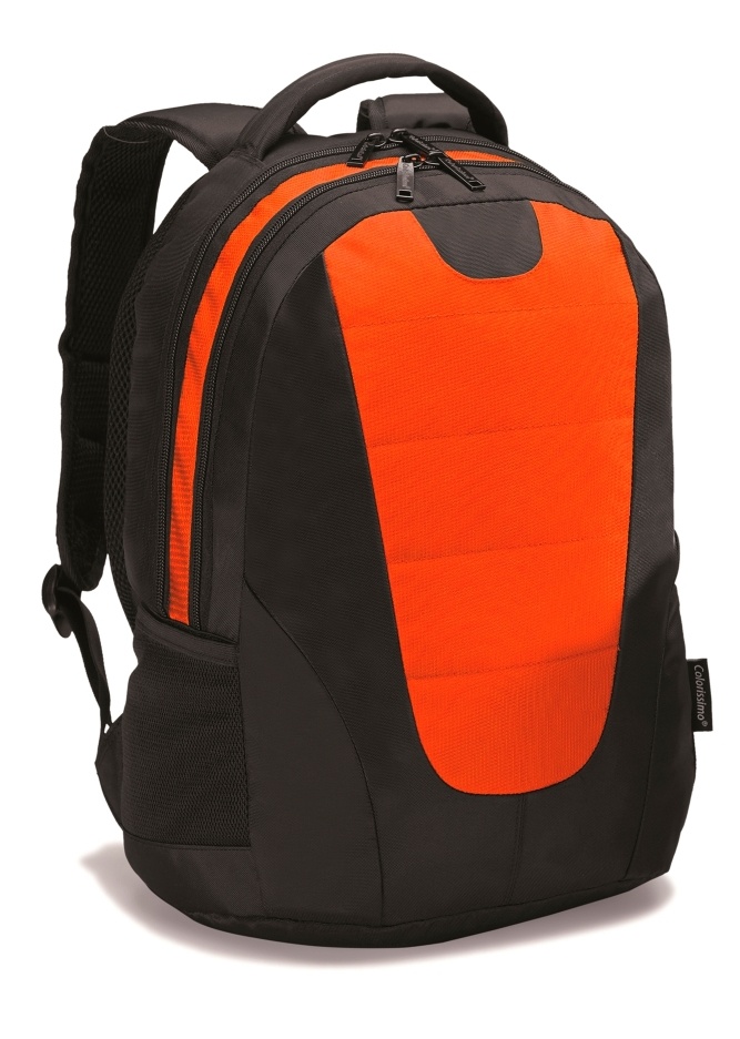 Logotrade promotional giveaway picture of: COLORISSIMO LAPTOP  BACKPACK 14’, orange