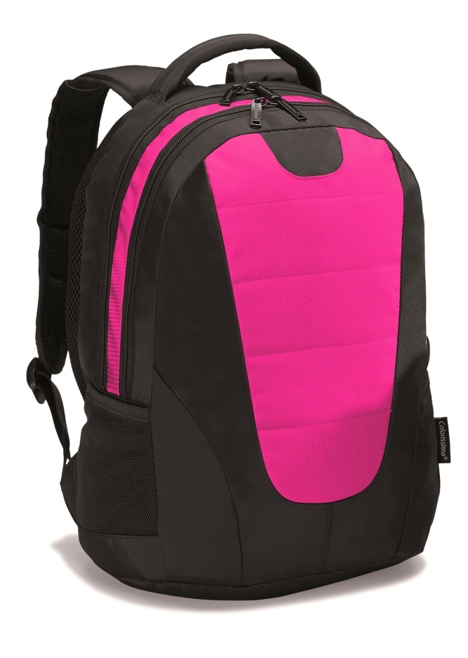 Logo trade promotional merchandise photo of: COLORISSIMO LAPTOP  BACKPACK 14’, rose