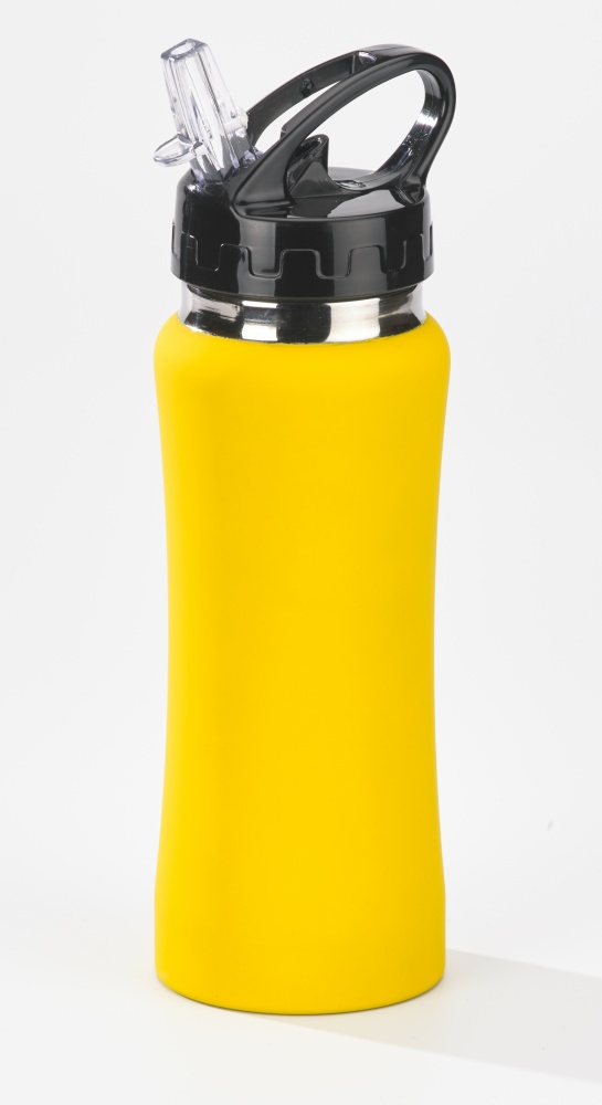 Logotrade corporate gifts photo of: WATER BOTTLE COLORISSIMO, 600 ml, yellow