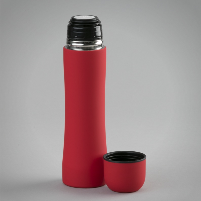 Logotrade promotional product image of: THERMOS COLORISSIMO, 500 ml, red