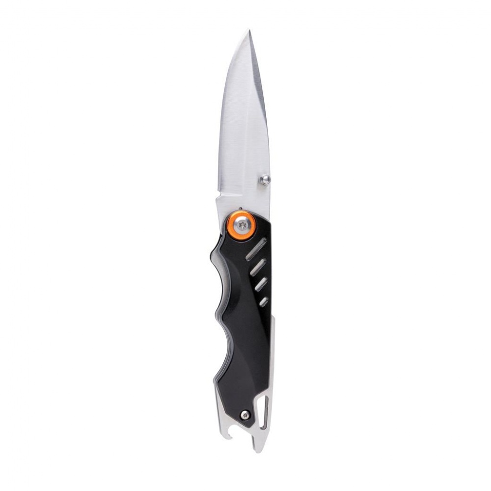 Logotrade promotional merchandise picture of: Excalibur outdoor knife, black