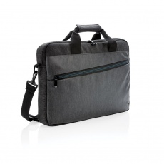 900D laptop bag PVC free, black