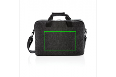 Logo trade business gifts image of: 900D laptop bag PVC free, black