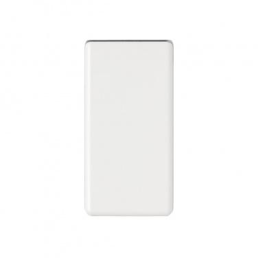 Logotrade promotional giveaway image of: Ultra fast 5.000 mAh powerbank, white