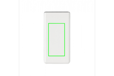 Logo trade promotional items picture of: Ultra fast 5.000 mAh powerbank, white