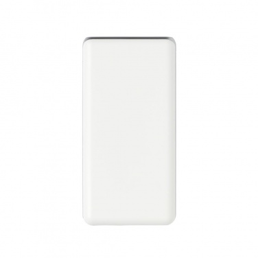 Logotrade promotional merchandise image of: Ultra fast 10.000 mAh powerbank with PD, white